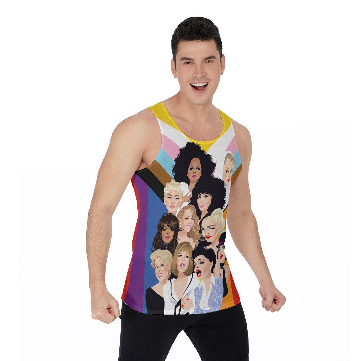 Pride Divas (Allover Tank Top)-Allover Tank Top-Swish Embassy
