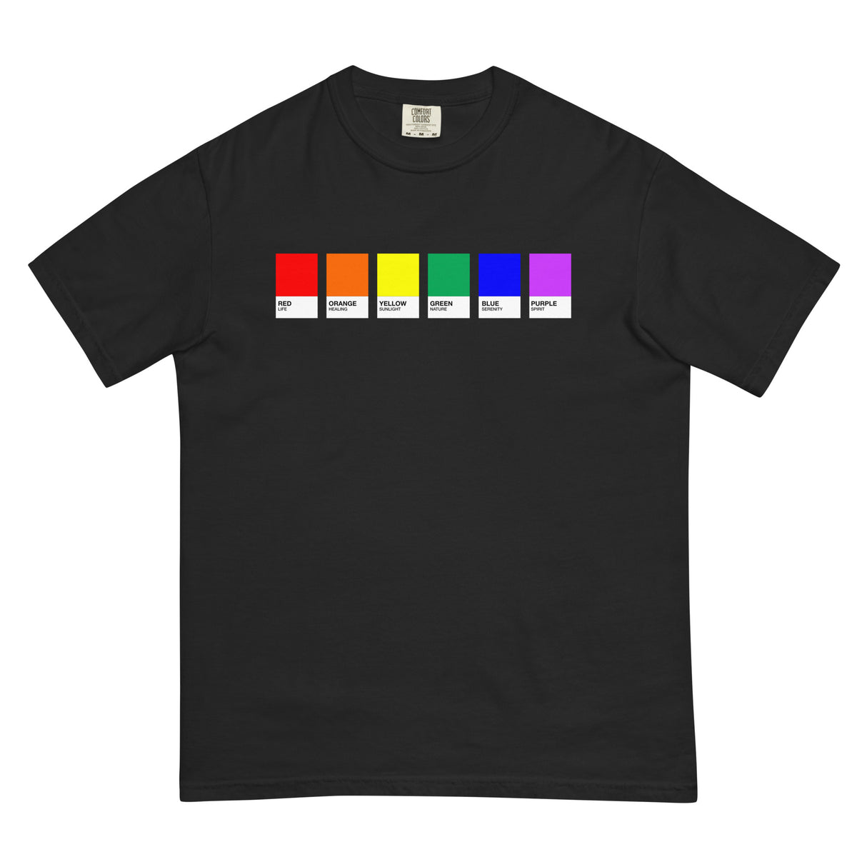 Pride Swatches (Boxy Tee)-Boxy T-Shirt-Swish Embassy