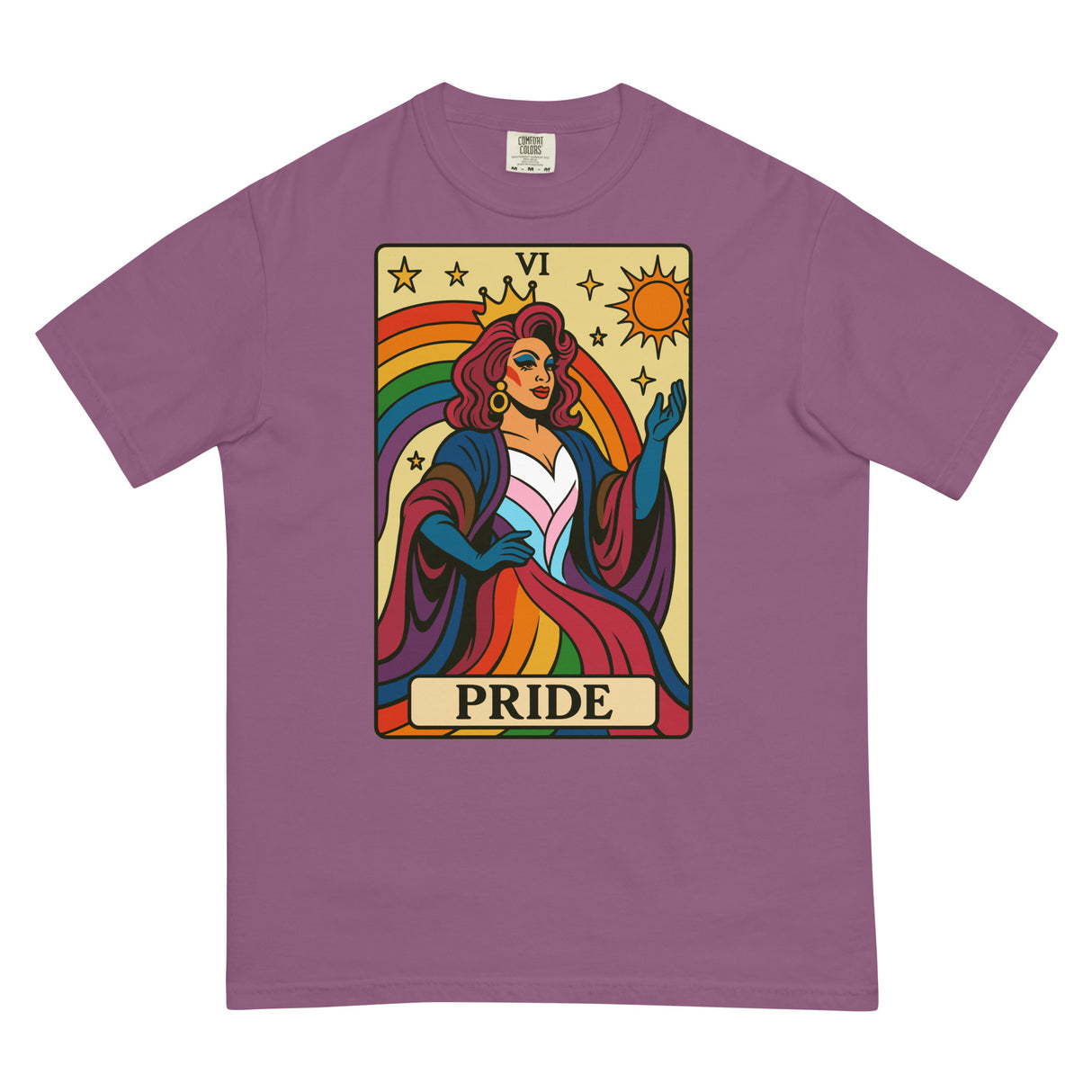 Pride Tarot (Boxy Tee)-Boxy T-Shirt-Swish Embassy