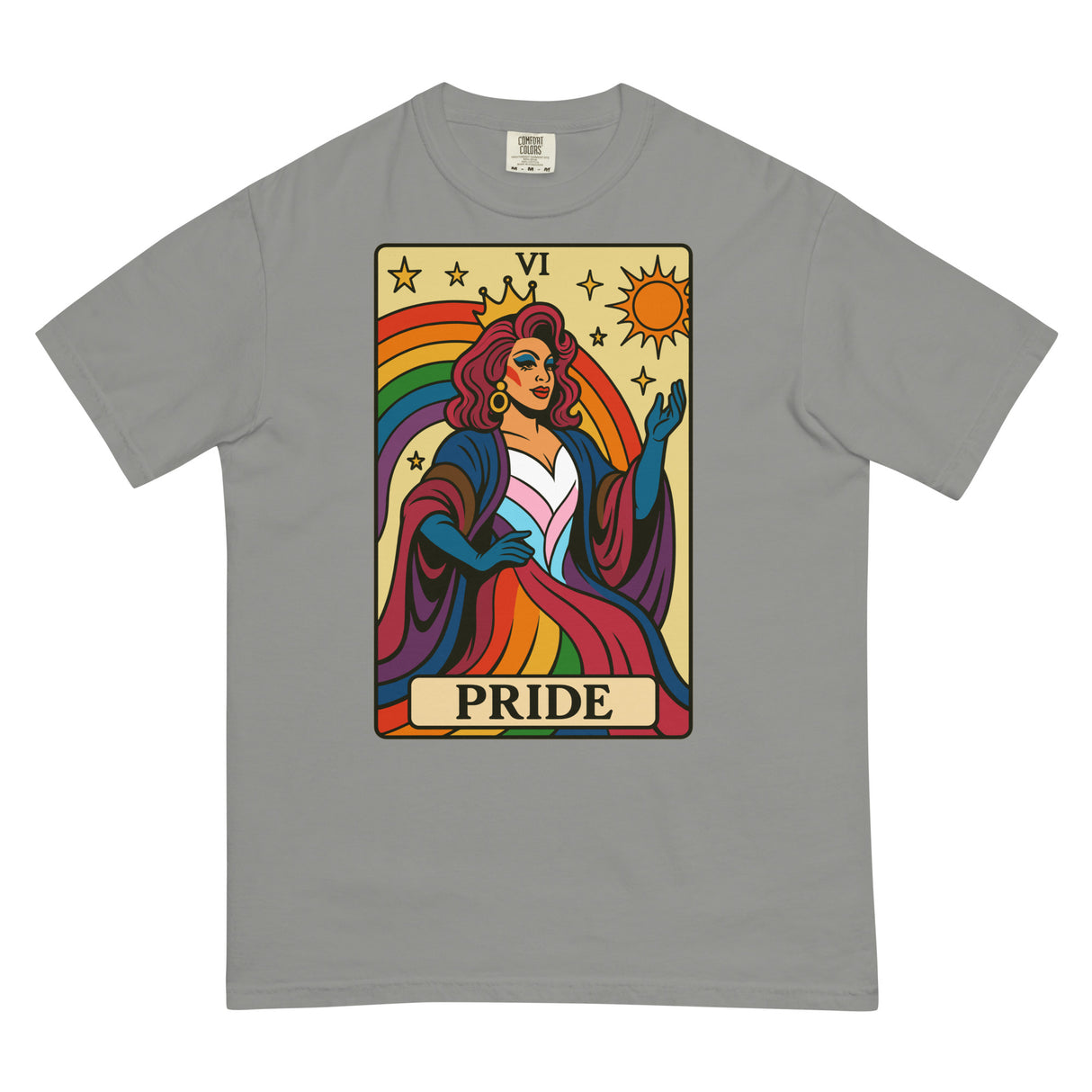 Pride Tarot (Boxy Tee)-Boxy T-Shirt-Swish Embassy