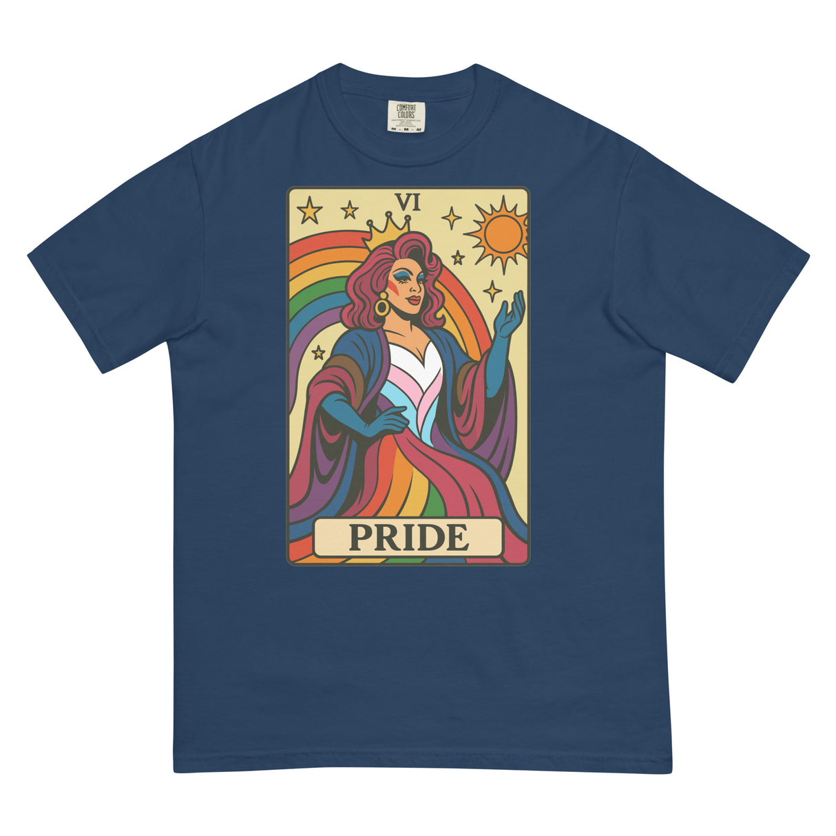 Pride Tarot (Boxy Tee)-Boxy T-Shirt-Swish Embassy