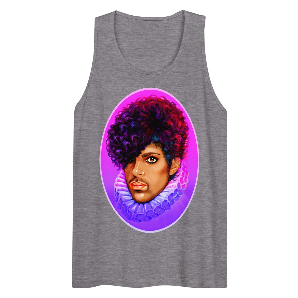 Purple Ruffles (Tank Top)-Tank Top-Swish Embassy