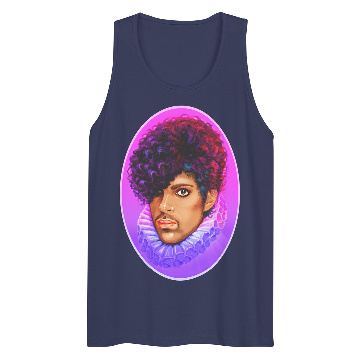 Purple Ruffles (Tank Top)-Tank Top-Swish Embassy