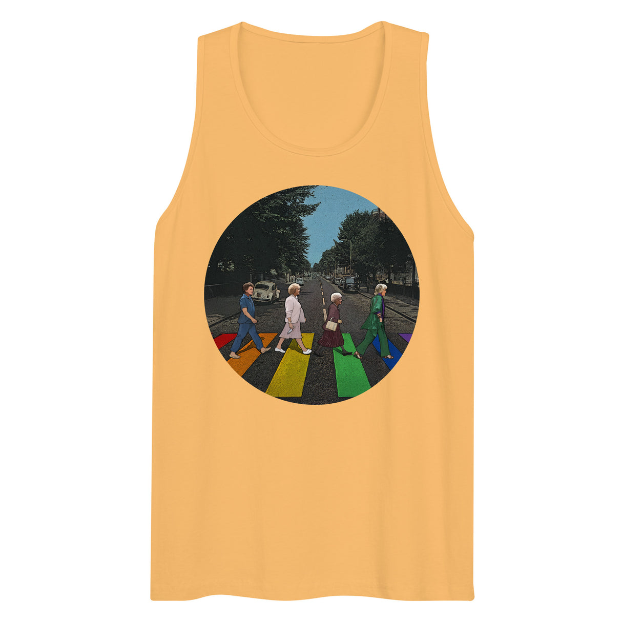 Rainbow Crossing Girls (Tank Top)-Tank Top-Swish Embassy