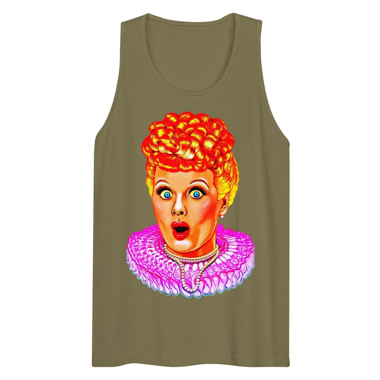 Red Hair Don’t Care (Tank Top)-Tank Top-Swish Embassy