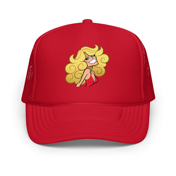 Red Swimsuit — Trucker Hat