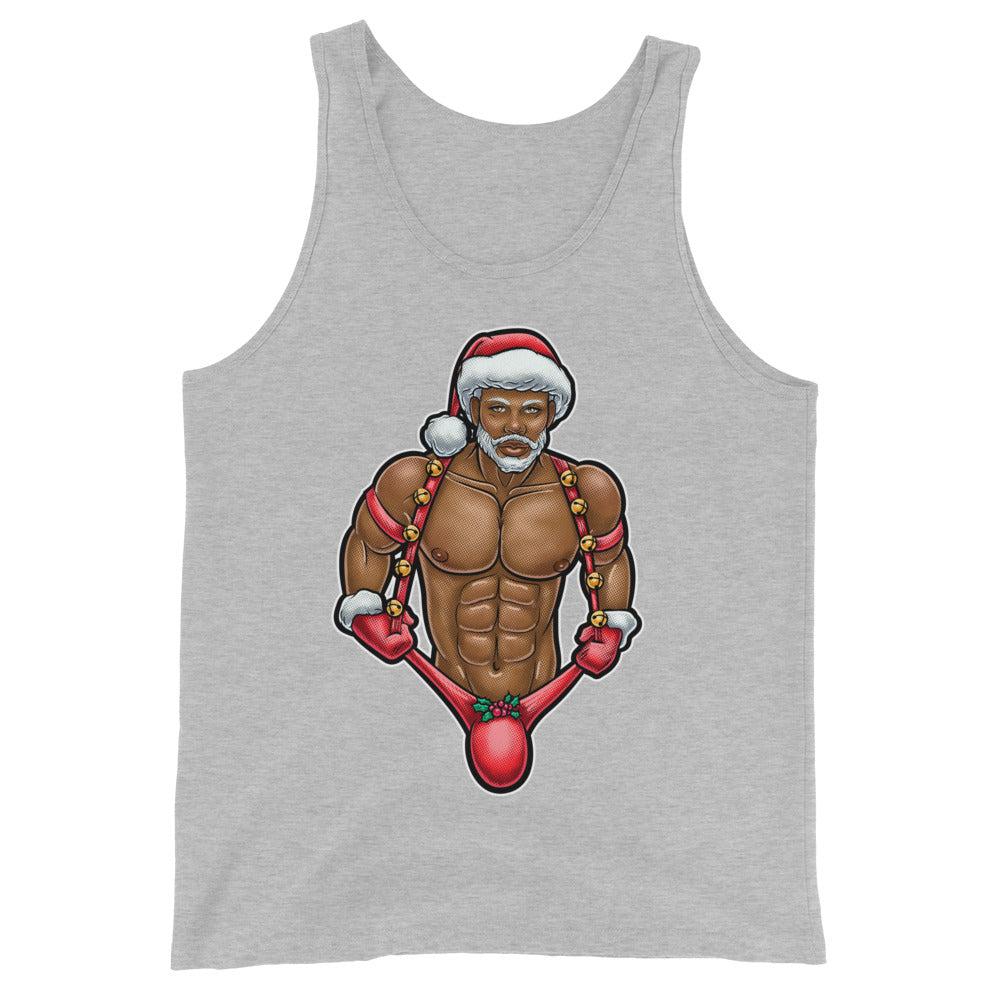 Santa's Packing Too (Tank Top)-Christmas Tank Tops-Swish Embassy