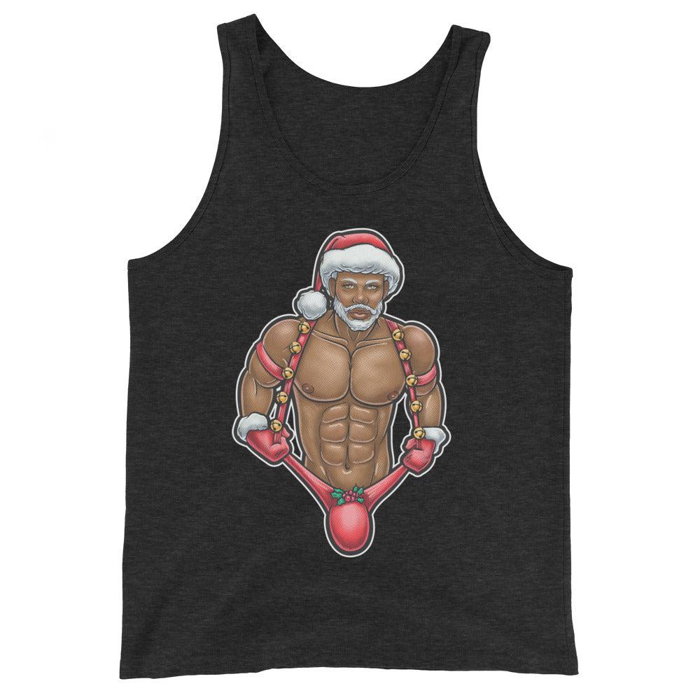 Santa's Packing Too (Tank Top)-Christmas Tank Tops-Swish Embassy