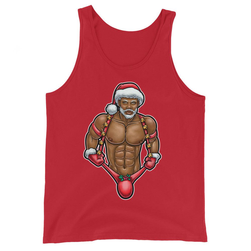 Santa's Packing Too (Tank Top)-Christmas Tank Tops-Swish Embassy