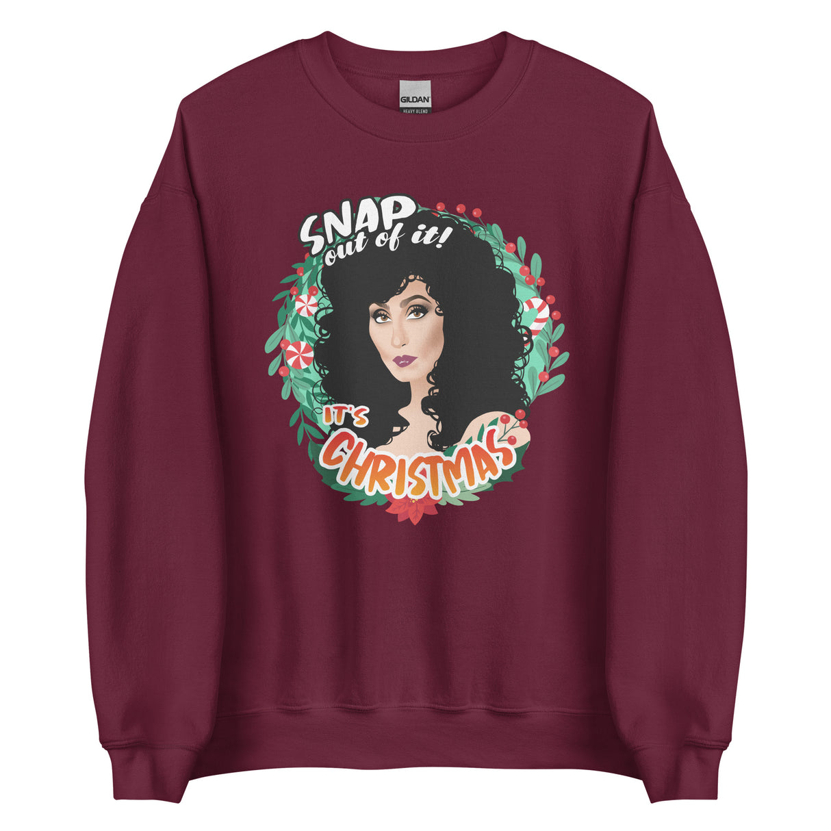 Snap Out of It It's Xmas (Sweatshirt)-Sweatshirt-Swish Embassy
