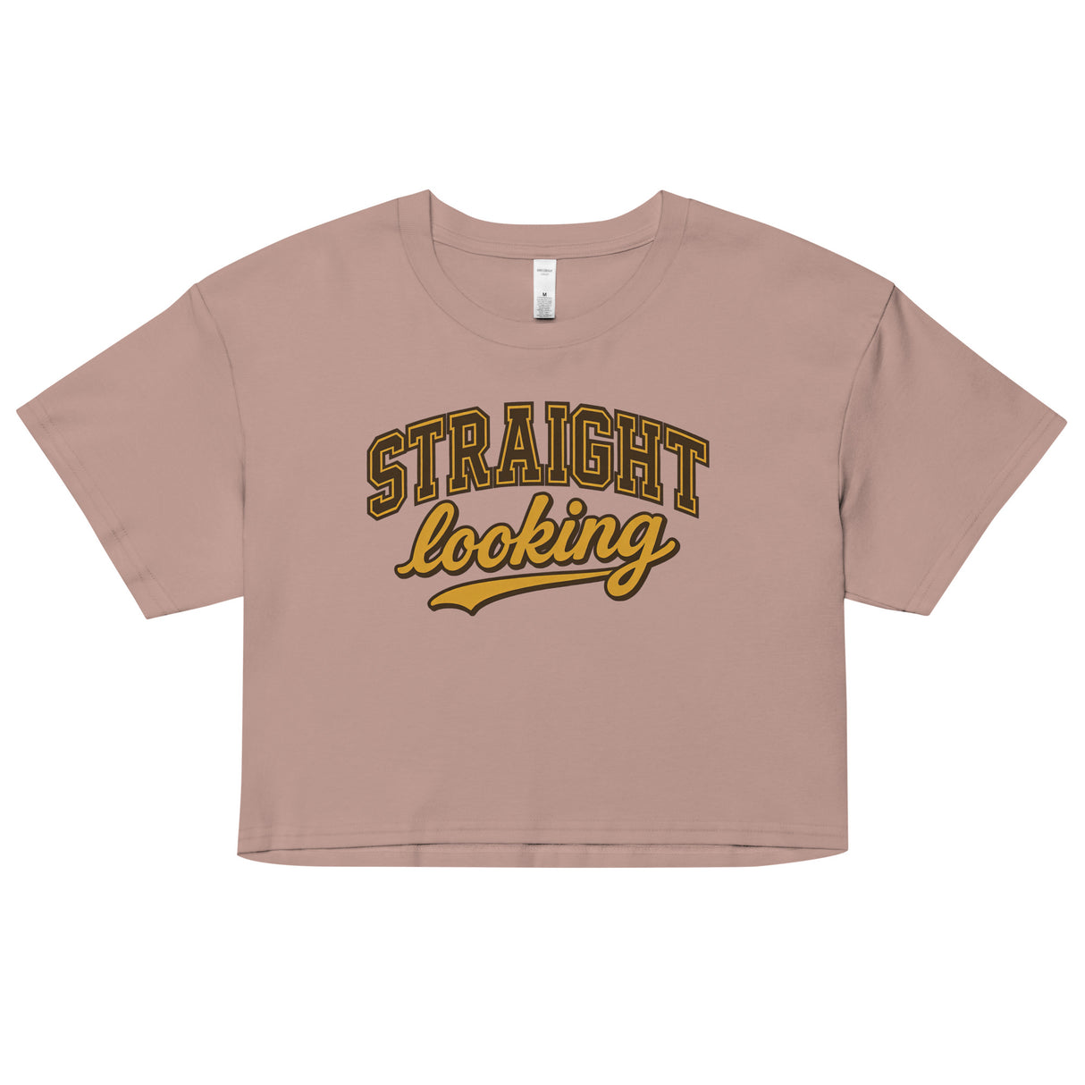 Straight Looking (Crop Top)-Crop Top-Swish Embassy