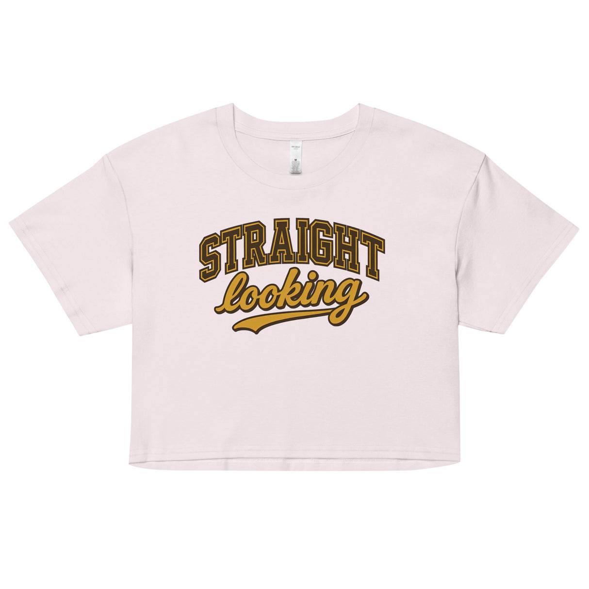 Straight Looking (Crop Top)-Crop Top-Swish Embassy