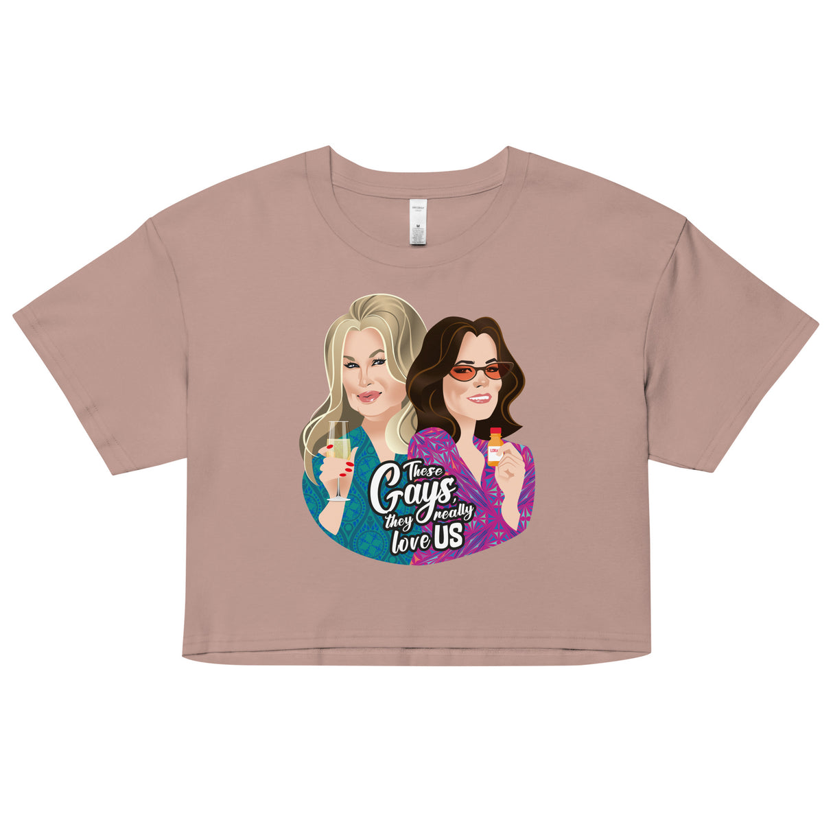 These Gays Love Us (Crop Top)-Crop Top-Swish Embassy