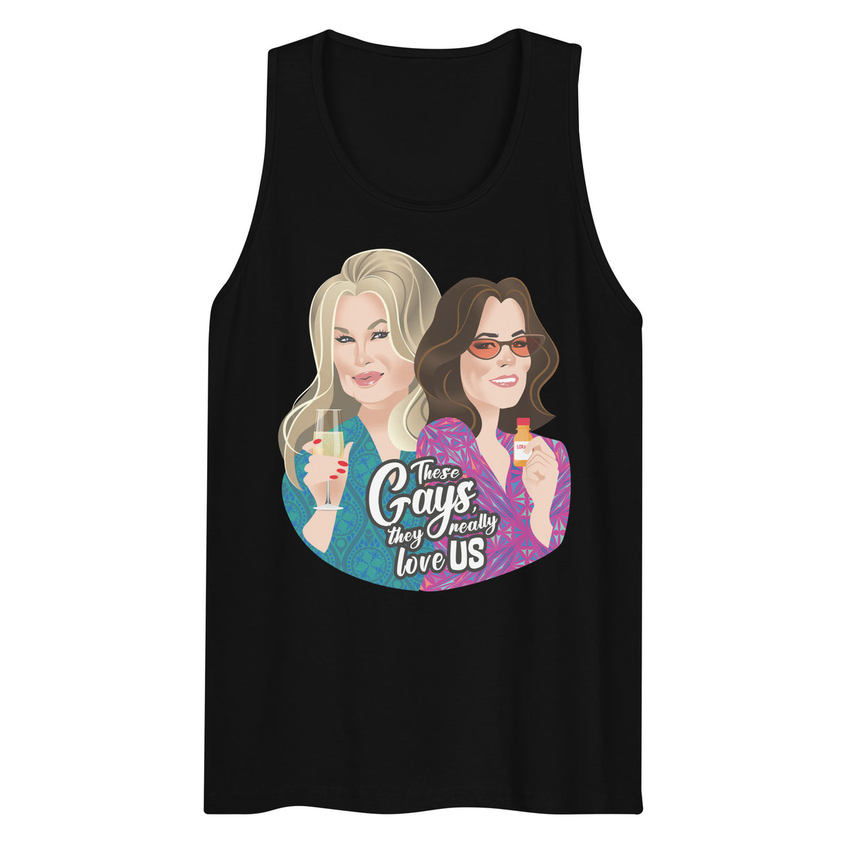These Gays Love Us (Tank Top)-Tank Top-Swish Embassy