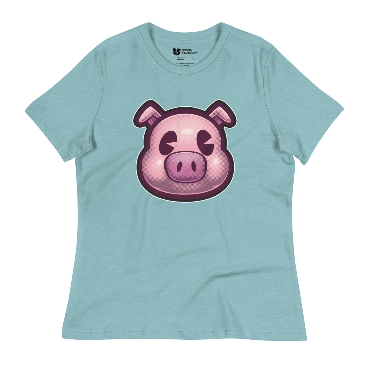 This Little Piggy (Women's Relaxed T-Shirt)-Women's T-Shirts-Swish Embassy