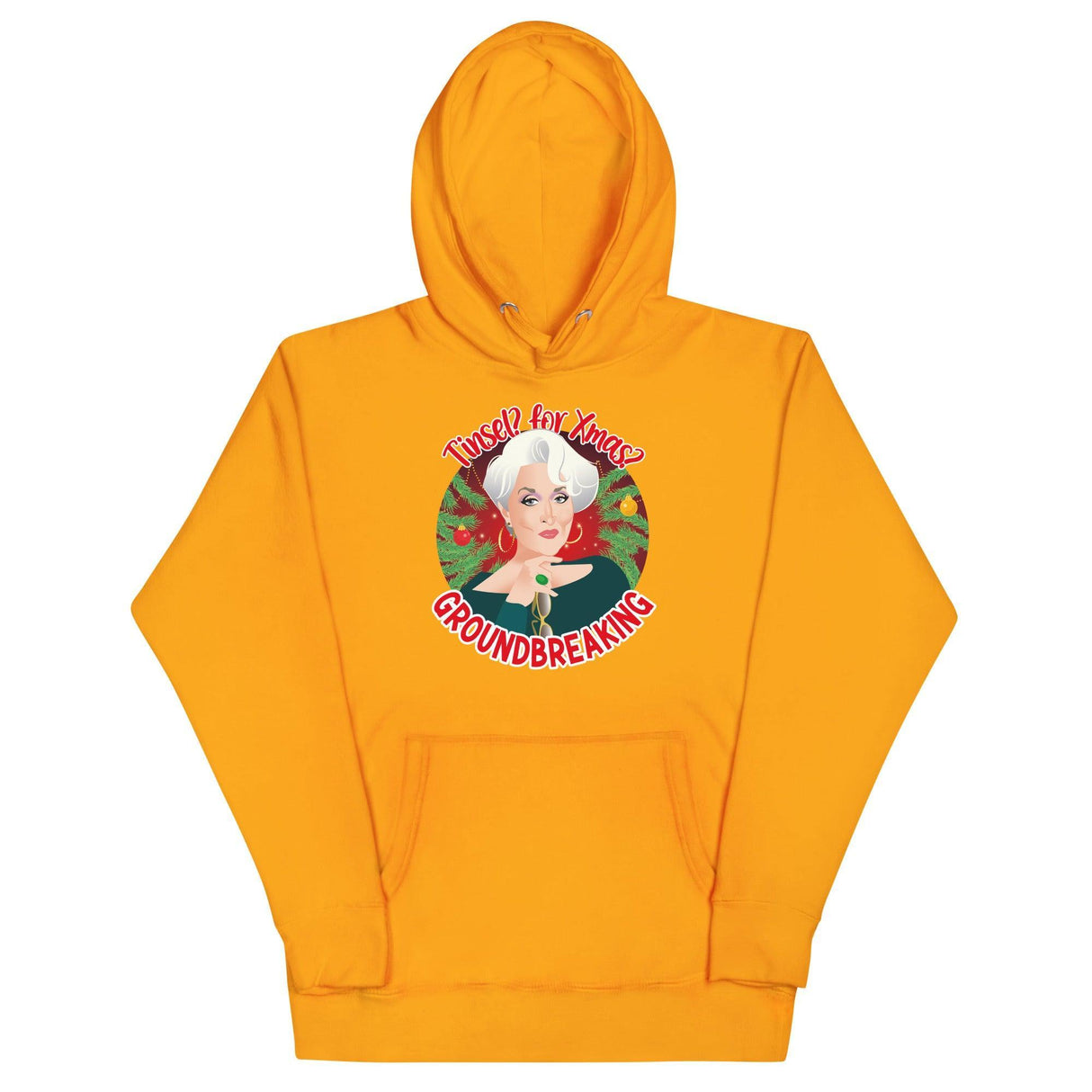 Tinsel for Xmas? Groundbreaking (Hoodie)-Christmas Hoodies-Swish Embassy