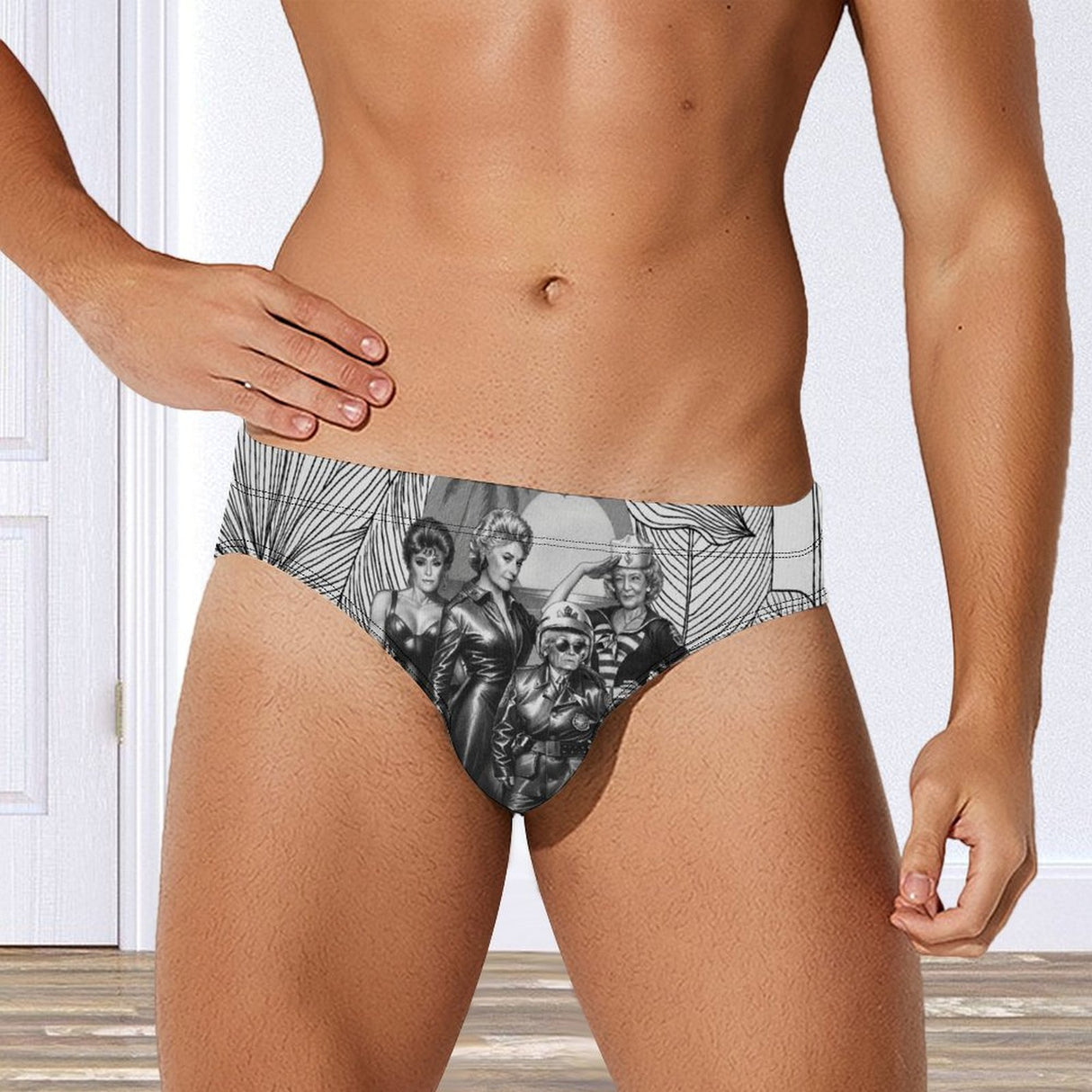 Tom of Shady Pines (Swim Briefs)-Swim Briefs-Swish Embassy