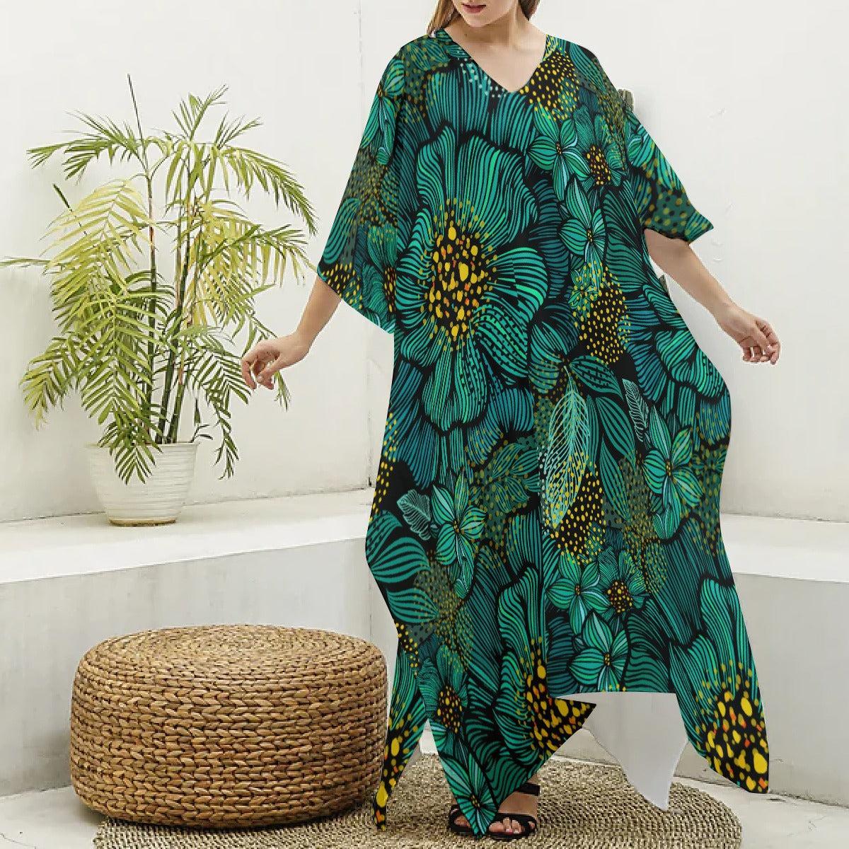 Turquoise (Kaftan)-Kaftan-Swish Embassy