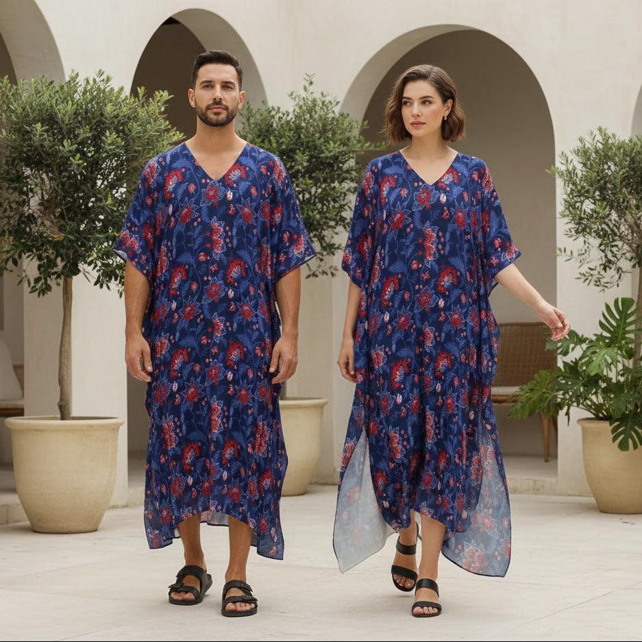 Twilight Botanica (Kaftan)-Kaftan-Swish Embassy