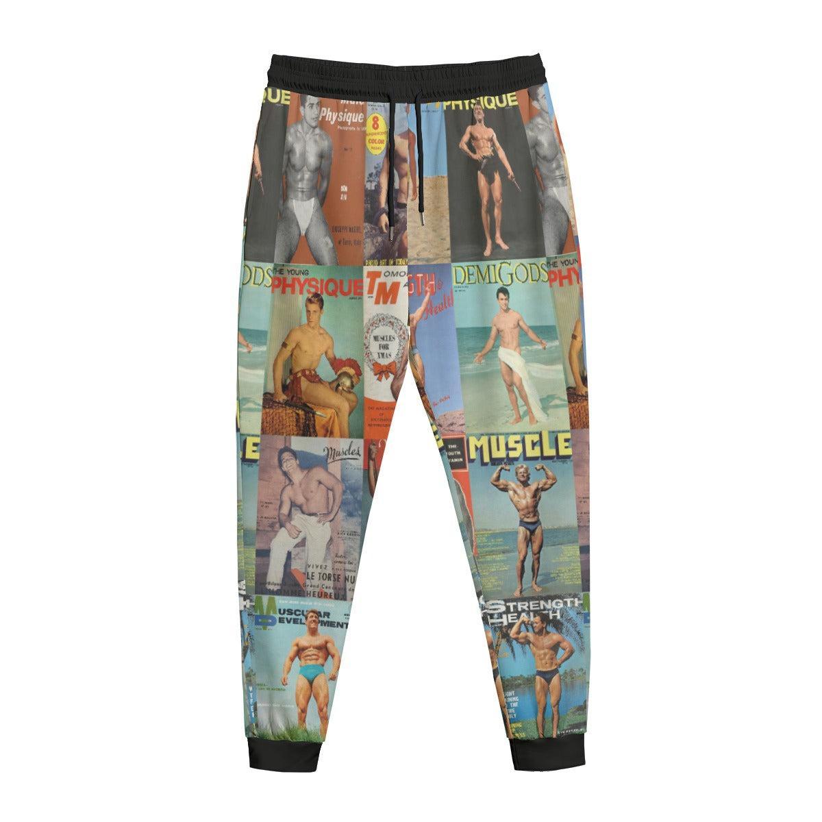 Vintage Beefcake (AOP Sweatpants)-AOP Sweatpants-Swish Embassy