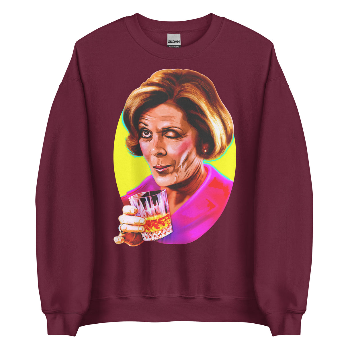 Wink and Drink (Sweatshirt)-Sweatshirt-Swish Embassy