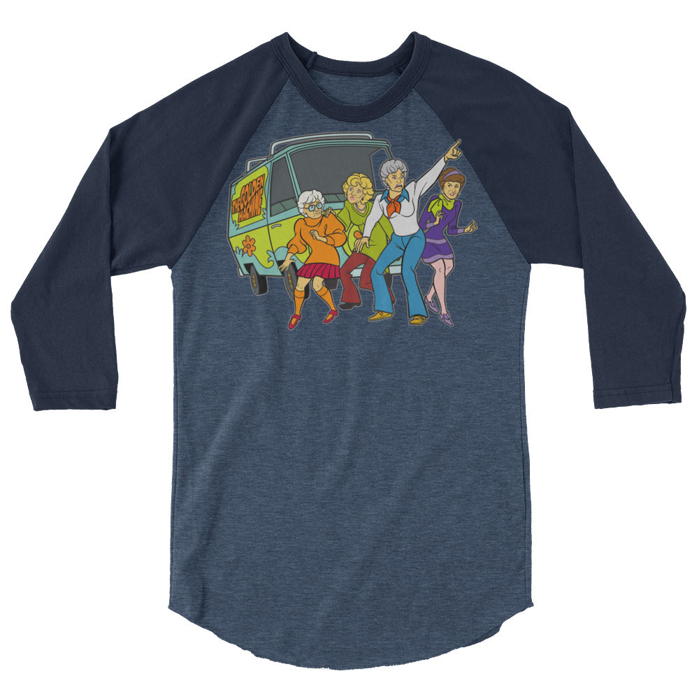 Golden Machine (Raglan) - Heather Denim/Navy