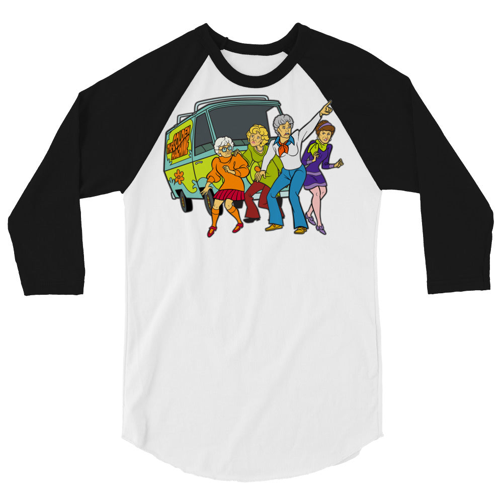 Golden Machine (Raglan) - White/Black