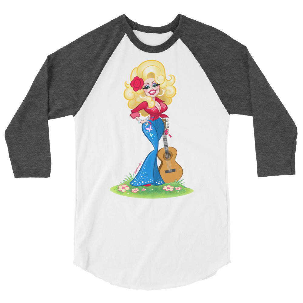 Smoky Mountain Glam (Raglan) - White/Heather Charcoal