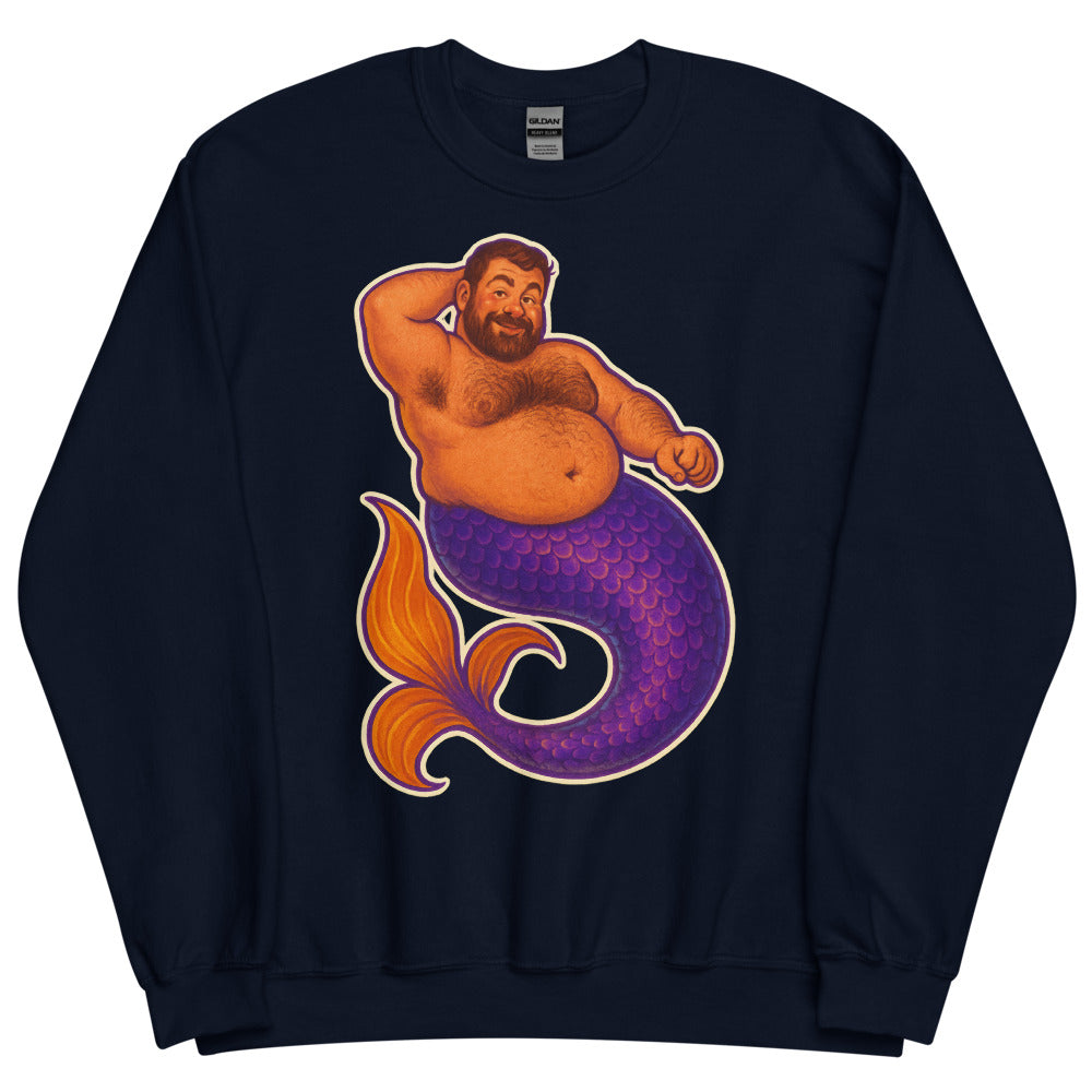 Mer-Grrr (Sweater) - Navy