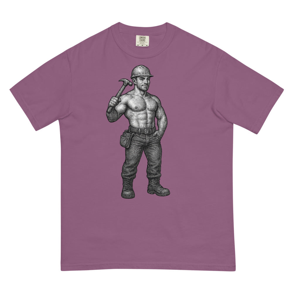Hammer Time (Boxy Tee) - Berry