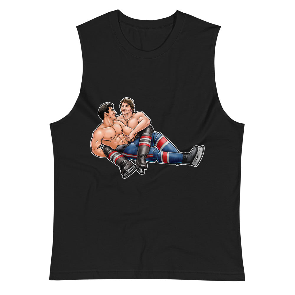 Down to Puck (Muscle Shirt) - Black