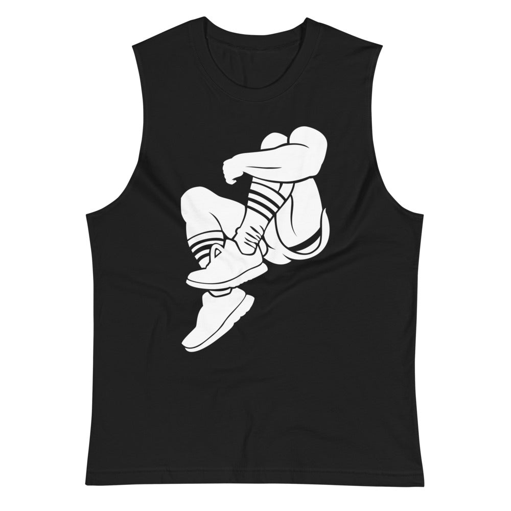 Cleavage (Muscle Shirt) - Black