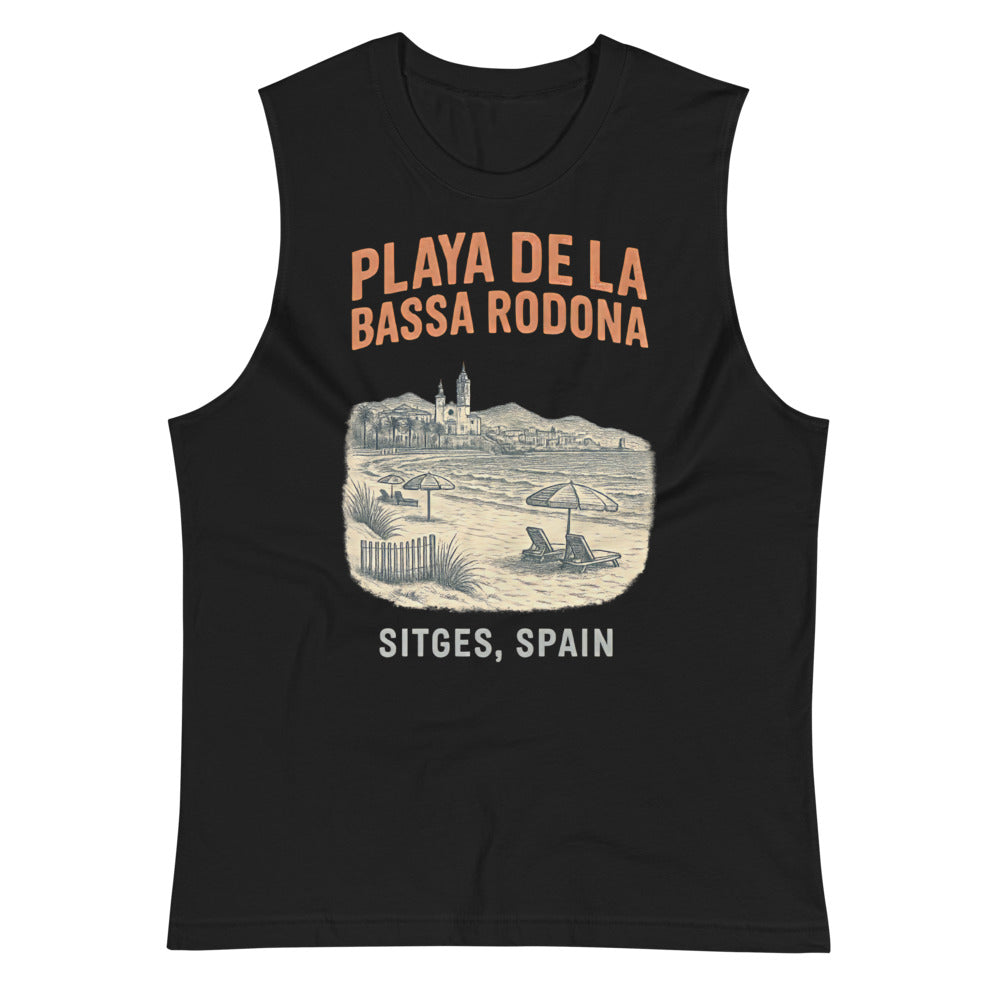 Playa de la Bassa Rodone (Muscle Shirt) - Black