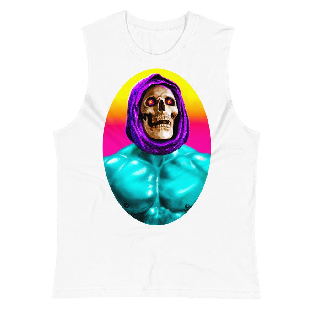 By the Power of Glitter (Muscle Shirt) - White