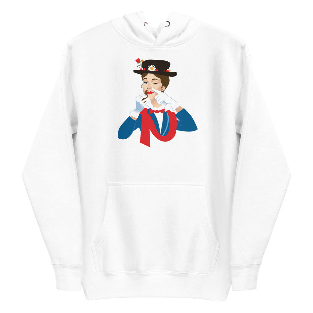 Mary Poppers (Hoodie) - White