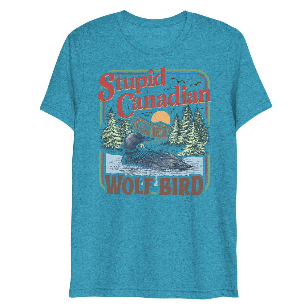 Wolf Bird (Triblend) - Aqua Triblend