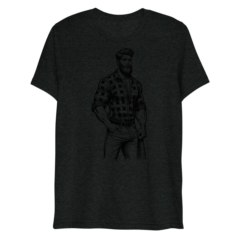 Lumbersexual (Triblend) - Charcoal-Black Triblend