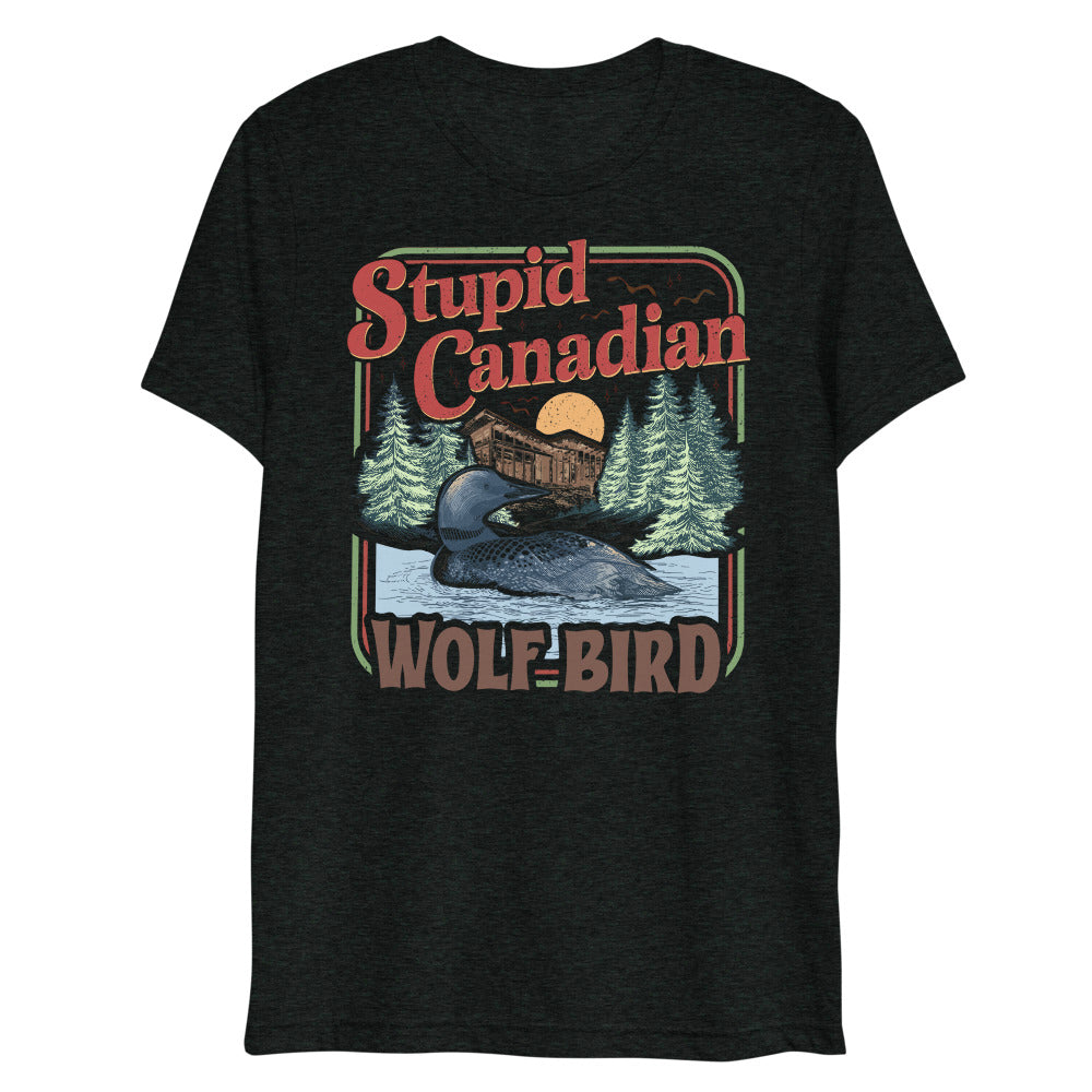 Wolf Bird (Triblend) - Charcoal-Black Triblend