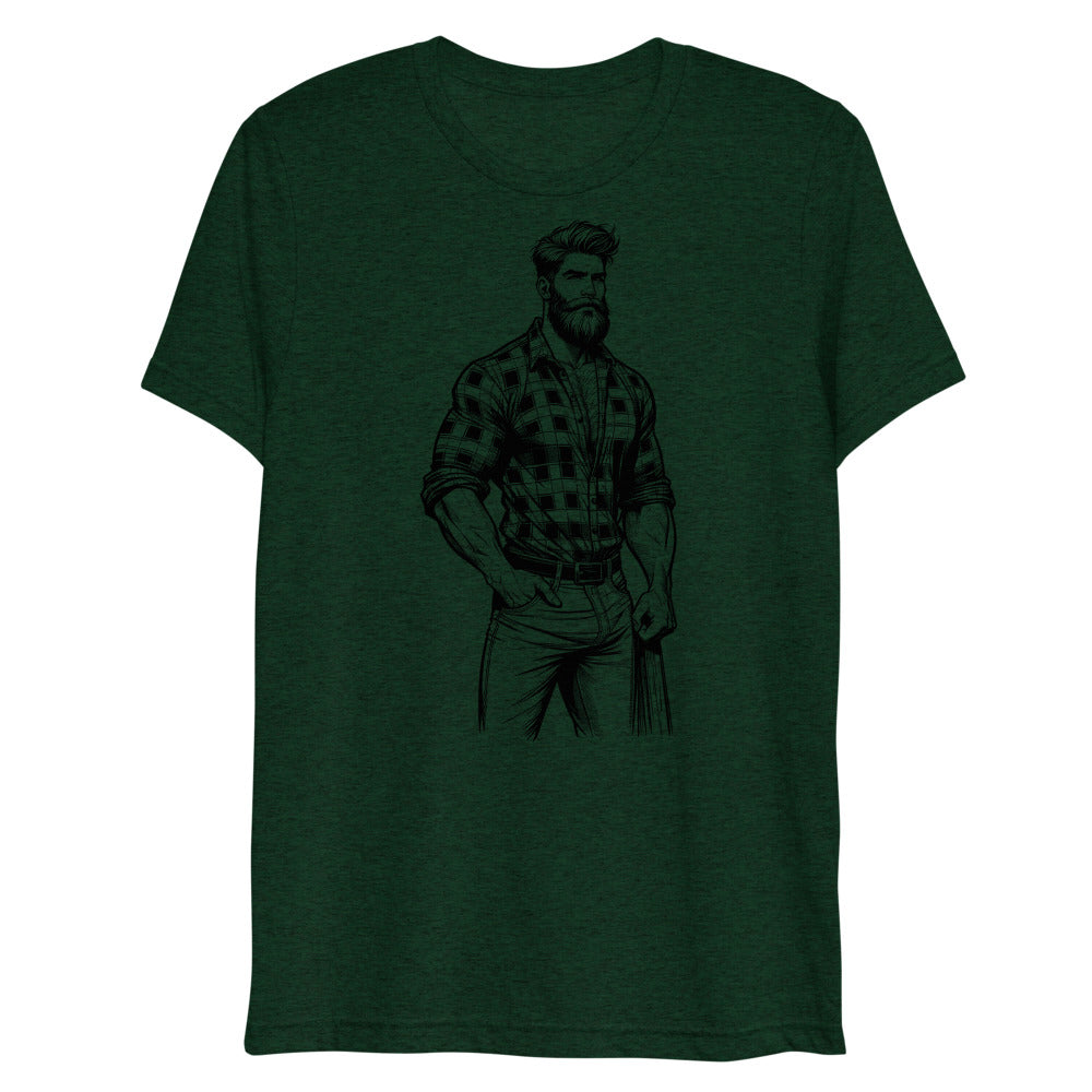 Lumbersexual (Triblend) - Emerald Triblend
