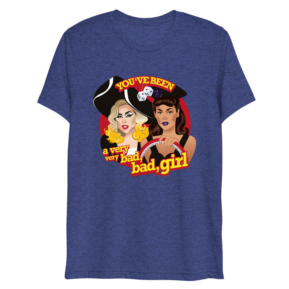 Bad Girl (Triblend) - Navy Triblend