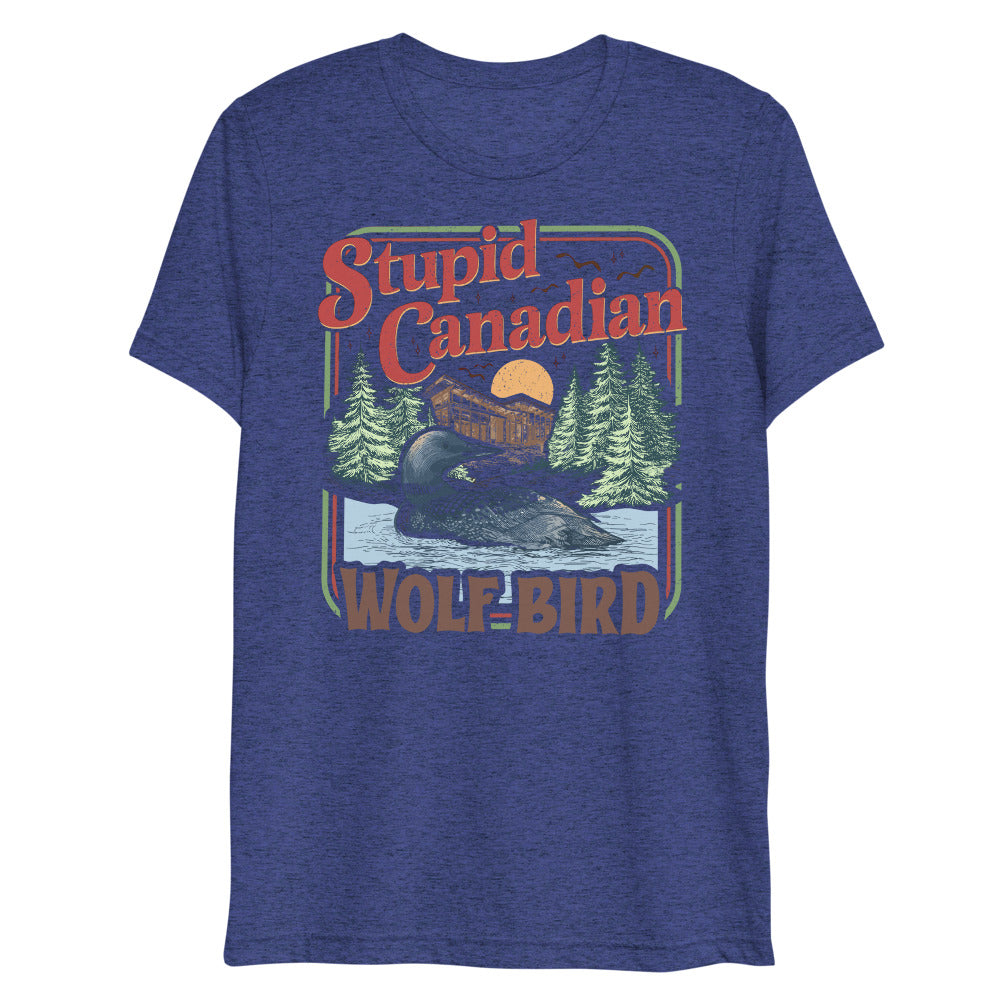 Wolf Bird (Triblend) - Navy Triblend
