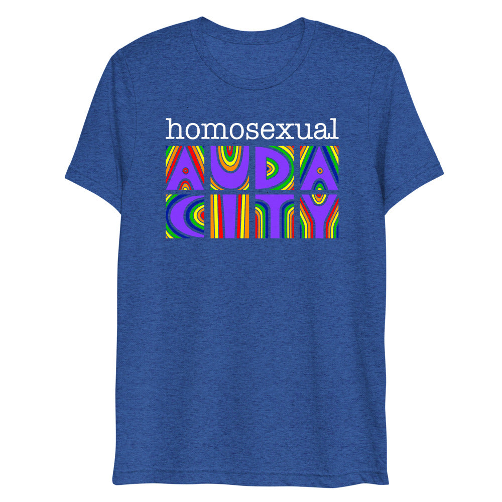 Homosexual Audacity (Triblend) - True Royal Triblend