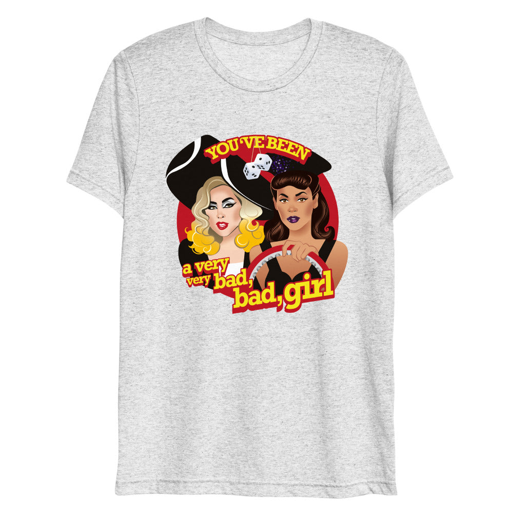 Bad Girl (Triblend) - White Fleck Triblend