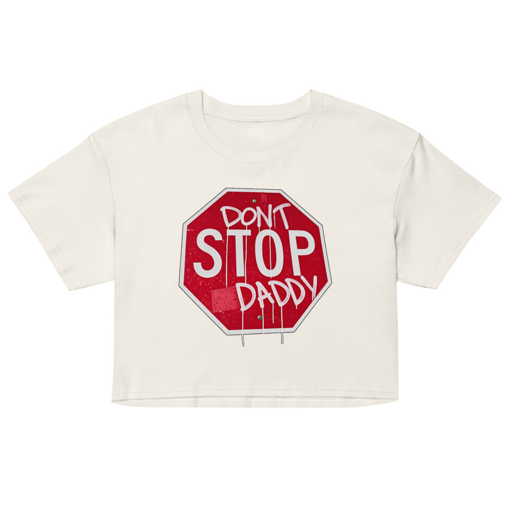 Don't Stop (Crop Top) - Ecru