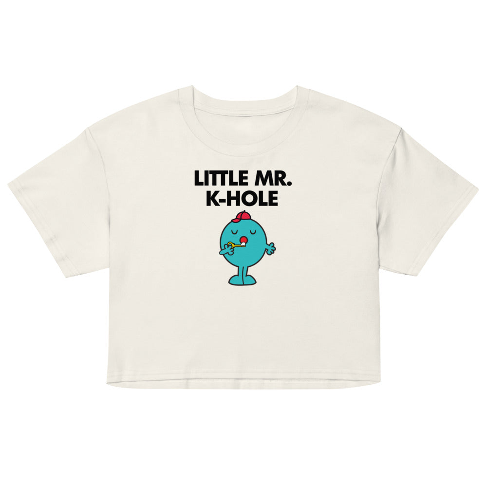 Little Mr. K-Hole (Crop Top) - Ecru