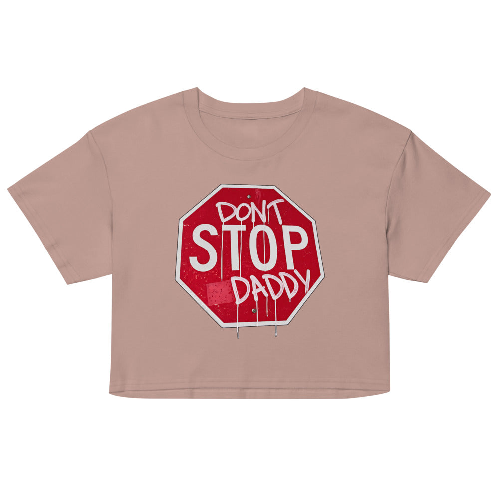 Don't Stop (Crop Top) - Hazy Pink