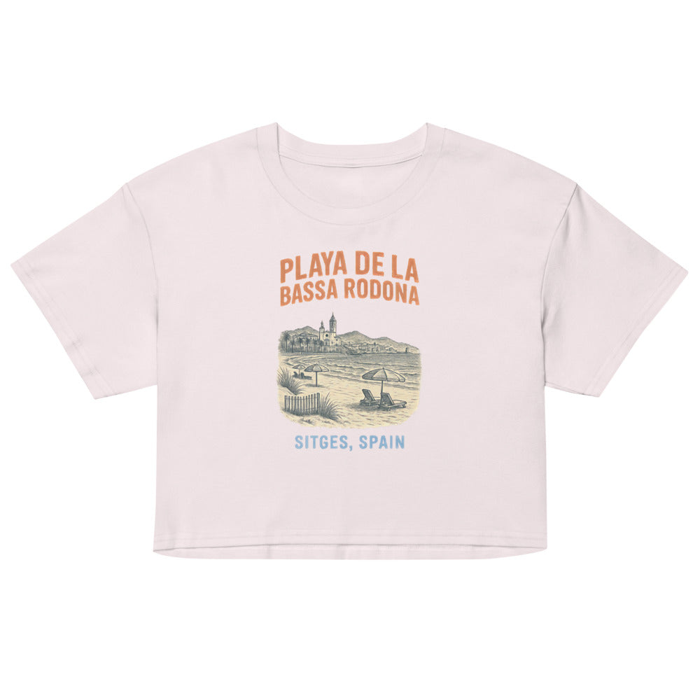 Playa de la Bassa Rodone (Crop Top) - Orchid