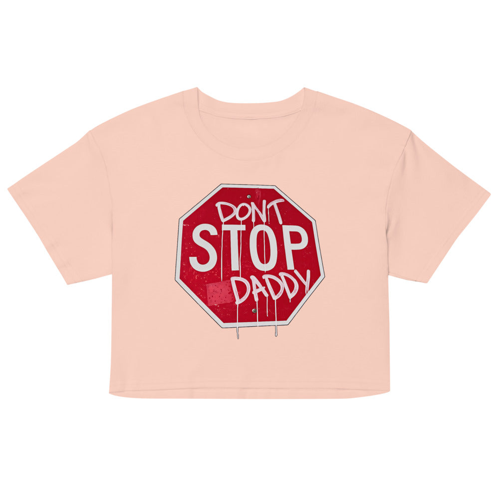 Don't Stop (Crop Top) - Pale Pink