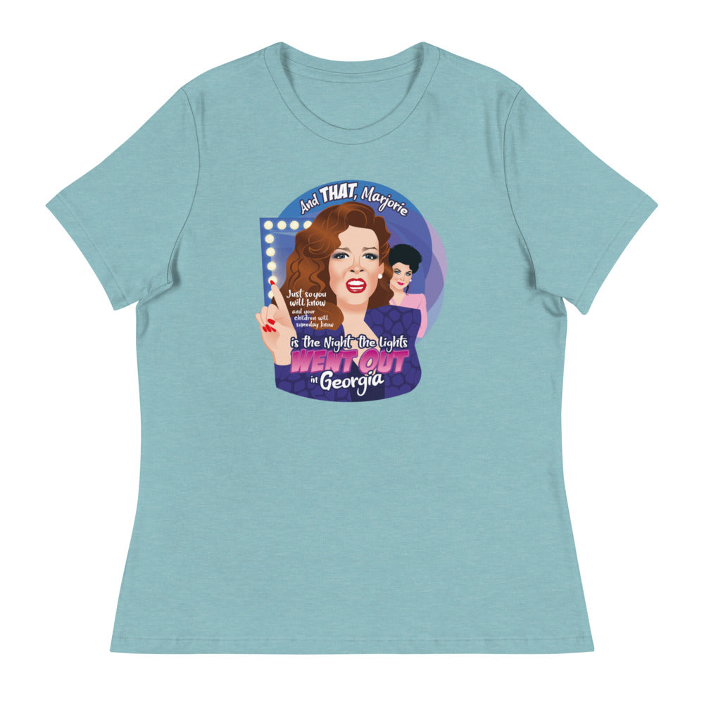 Just So You Know (Women's) - Heather Blue Lagoon