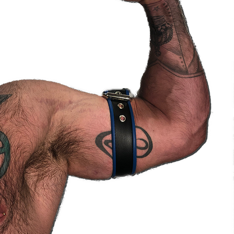 Buckle Armband with Color Piping-Leather-Swish Embassy